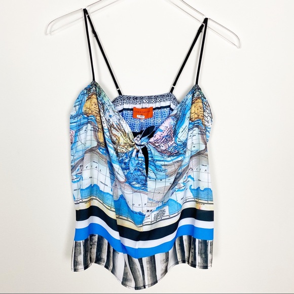 Clover Canyon Tops - Clover Canyon Ancient world map tank top